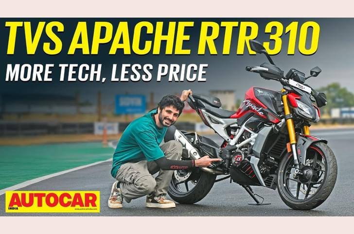 2025 TVS Apache RTR 310 video review