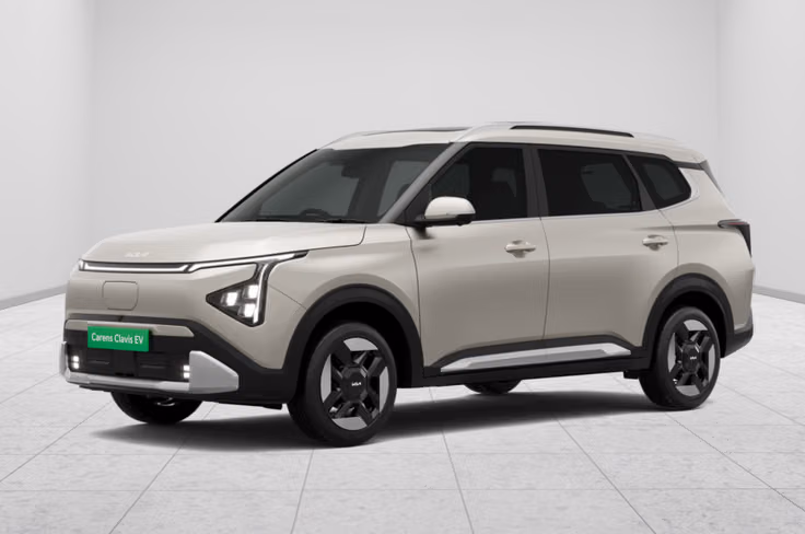 Kia Carens Clavis EV Ivory Silver Matte