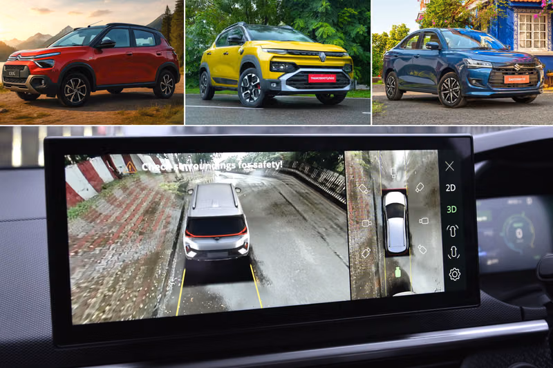 10 most affordable cars with 360 degree camera