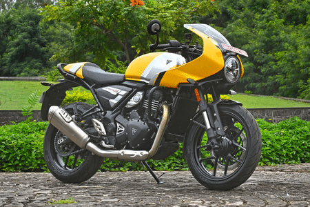 Triumph Thruxton 400 review, Triumph Speed 400, Triumph Scrambler 400X, Triumph Speed T4